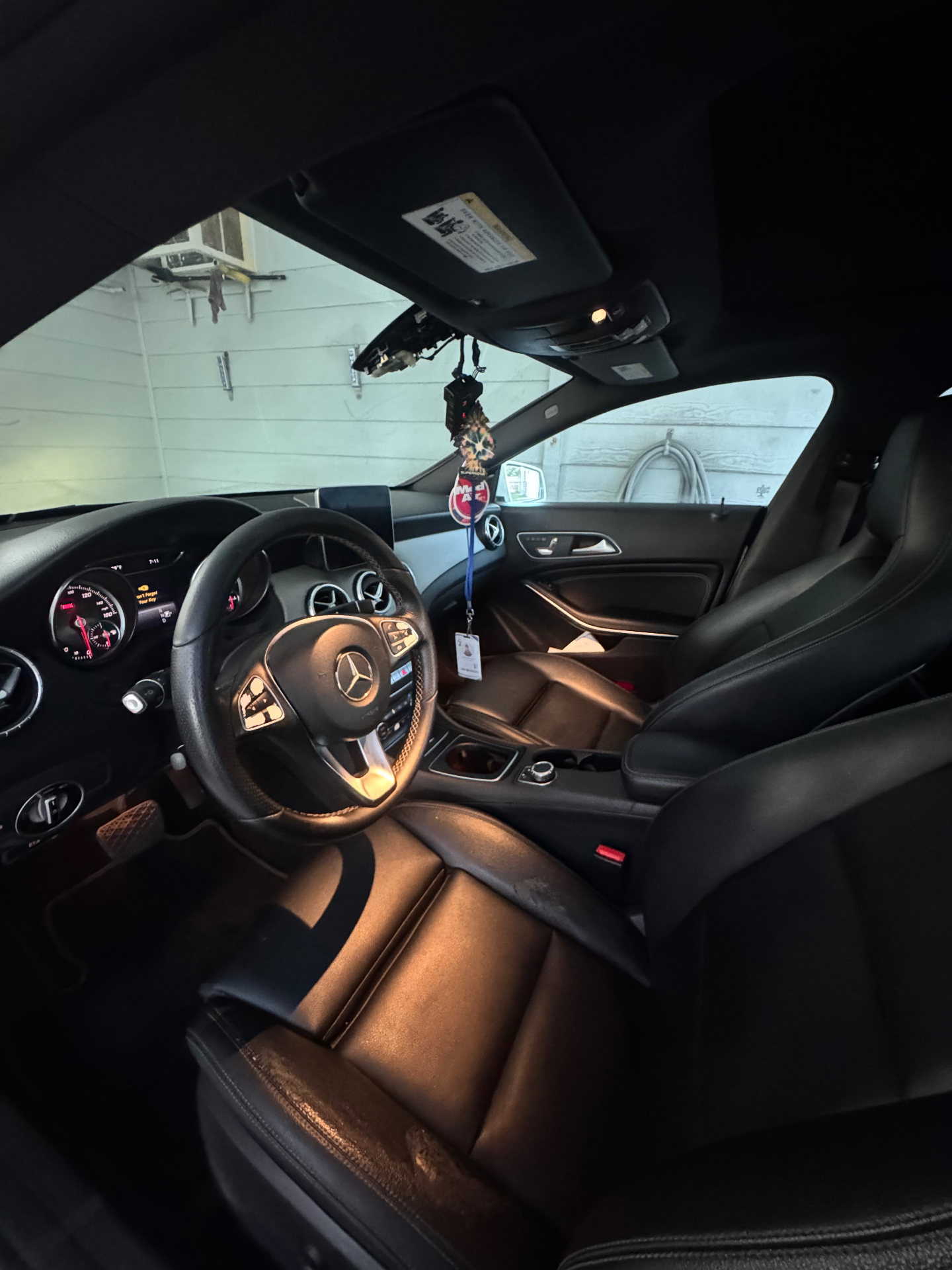 Mercedes-Benz interior after detail