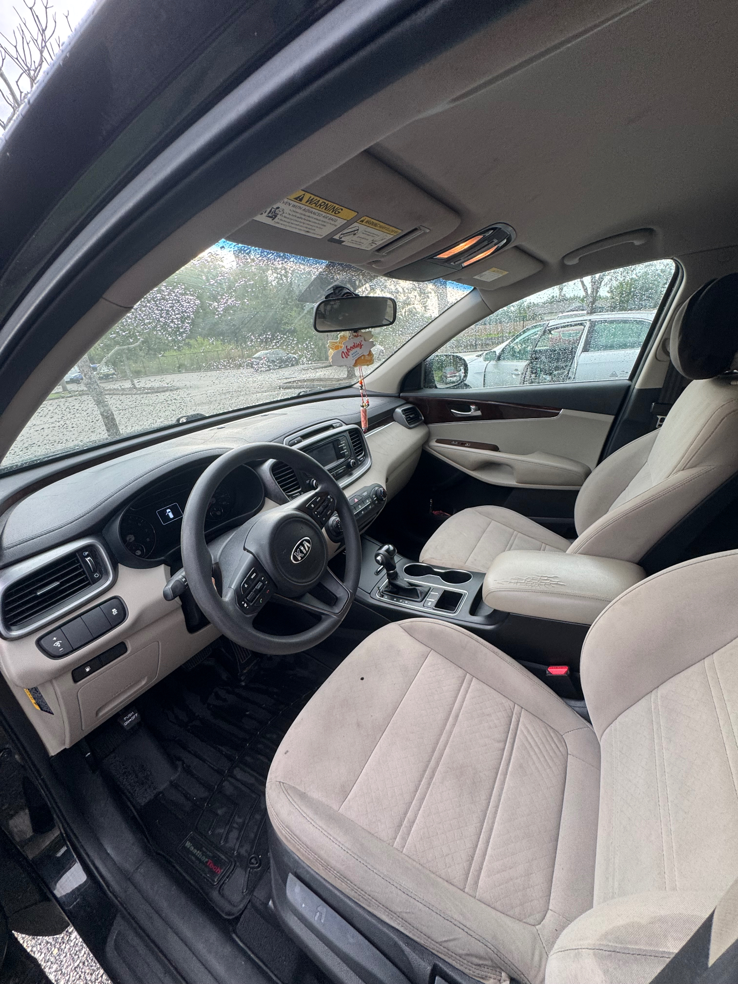 Kia interior after full detail
